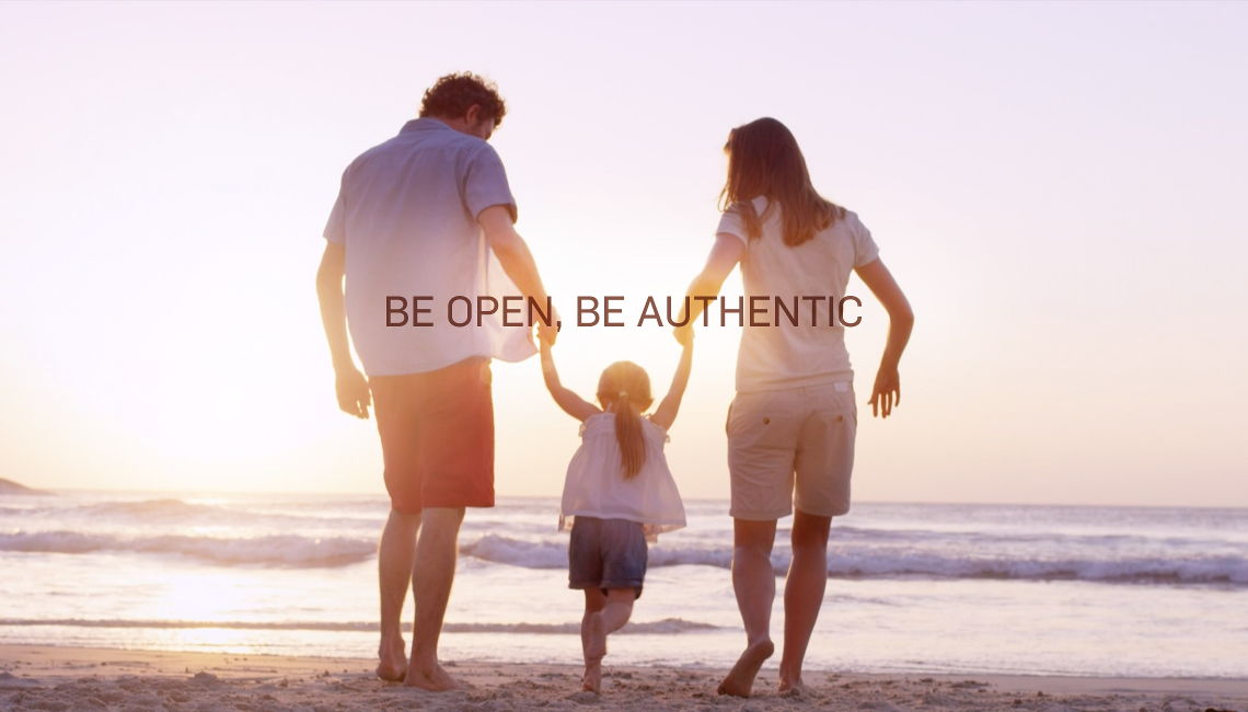 Be Open, Be Authentic 0